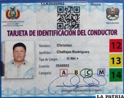 Tarjeta de Identificación del Conductor (TIC)